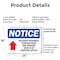 Signmission Delivery Entrance Contractors OSHA Notice Sign, Plastic, 24in W x 18in L, 2PK OS-2PACK-NS-P-1824-L-10968 - alternate 2